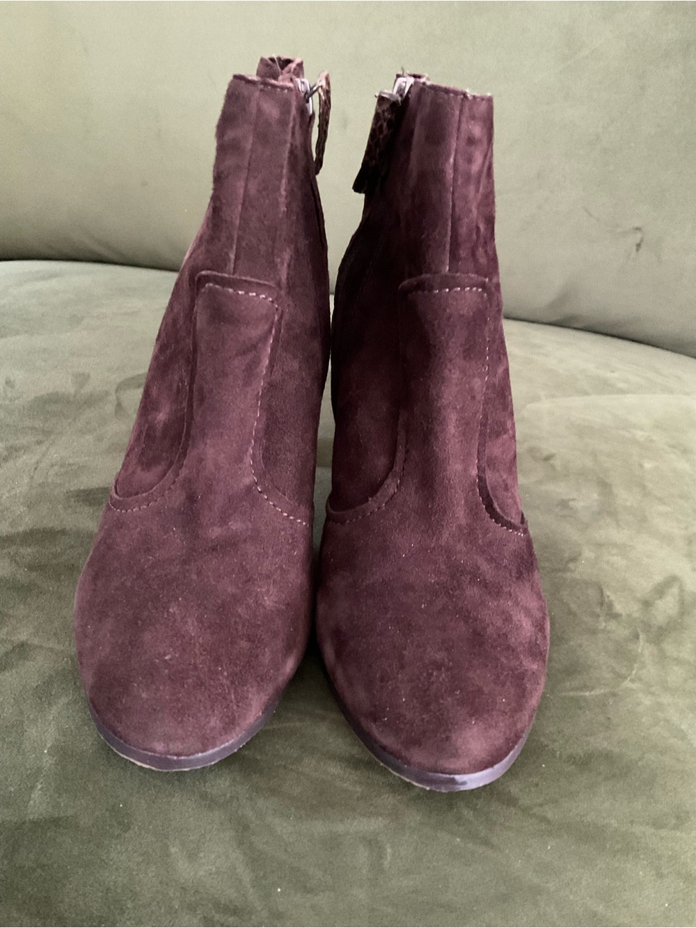 Sam Edelman Brown Suede Ankle Booties